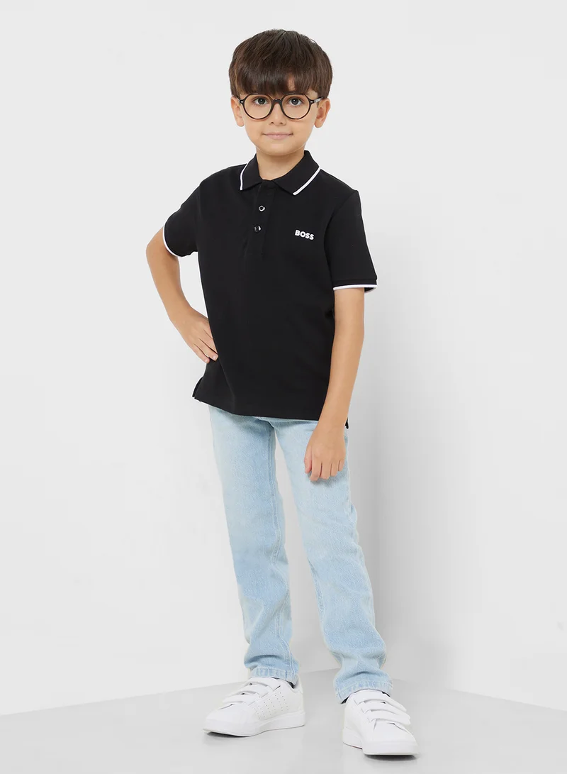 BOSS Kids Straight Jeans
