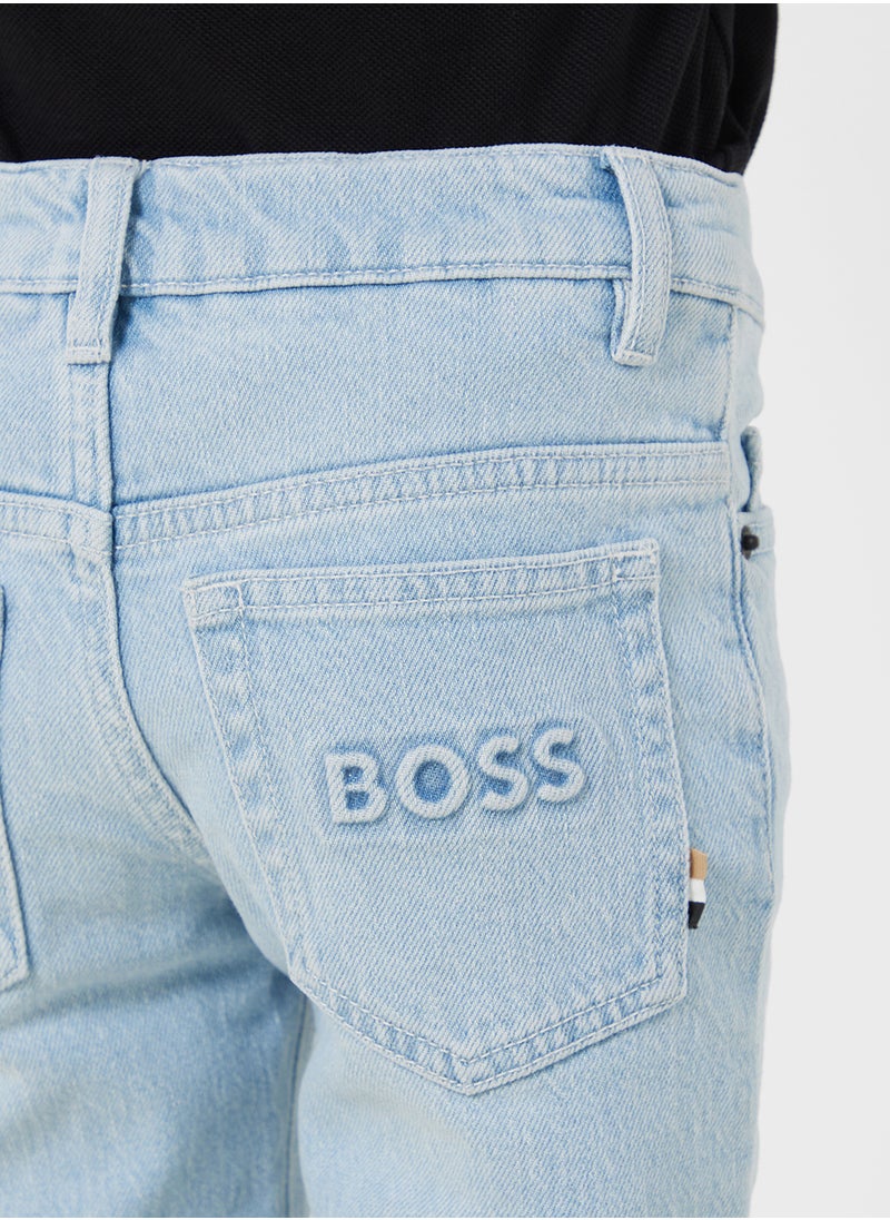 BOSS - Kids Straight Jeans - Image 1