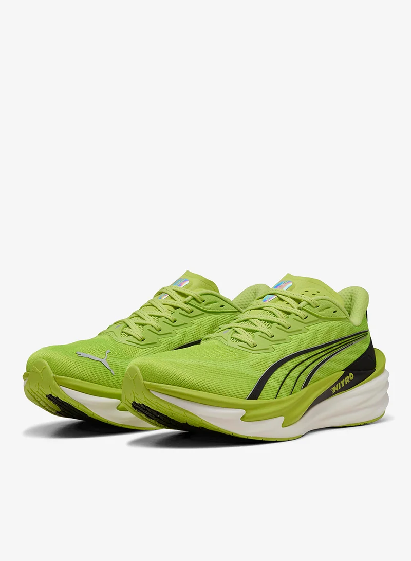 Puma Sunny Lime-PUMA Black Deviate Nitro 4 for Men | Best Price UAE