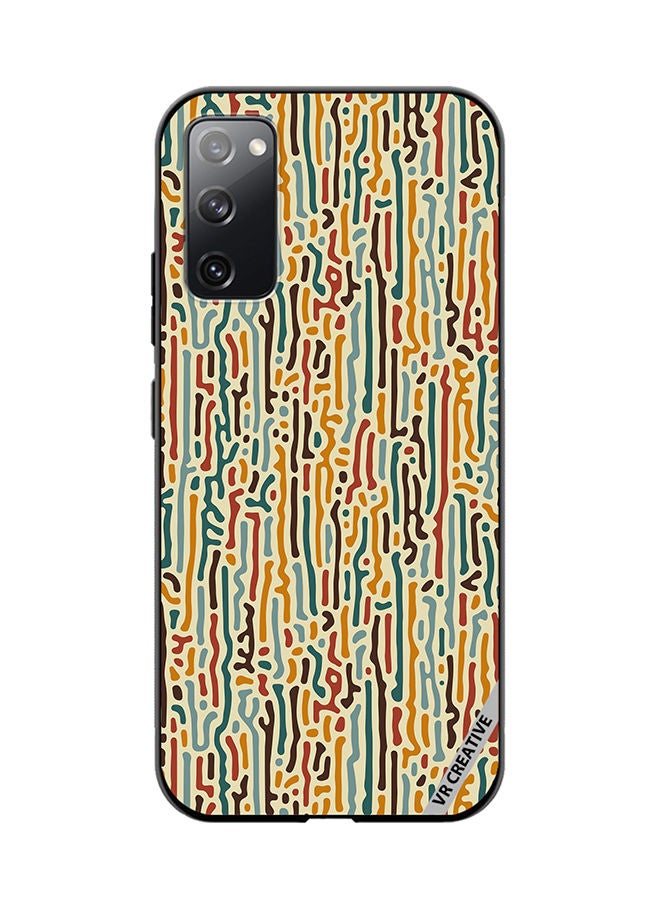 VR CREATIVE Protective Case Cover For Samsung Galaxy S20 FE 5G Texture Design Multicolour - Image 1
