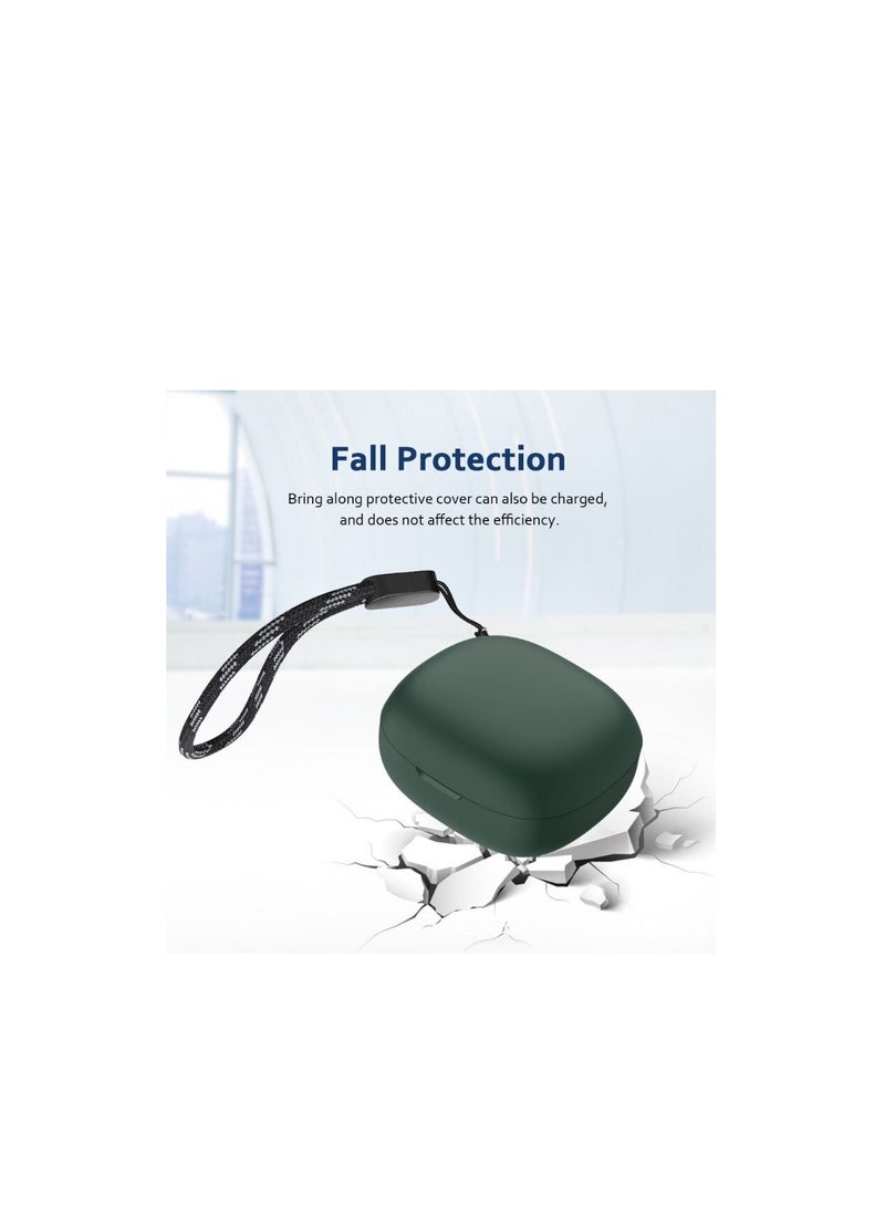 Case Cover For A Nker R50i VI  Shock Resistant Cover With Carabiner (Dark Green) - Image 3