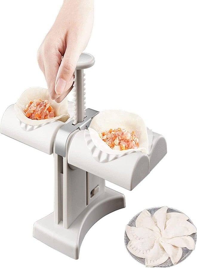 GLIVE (LABEL) Dumpling Mould Double Head Dumpling Mold Lazy Artifact Manual Press Noodle Dumpling Maker Kitchen Accessories Dumpling Maker - Image 1