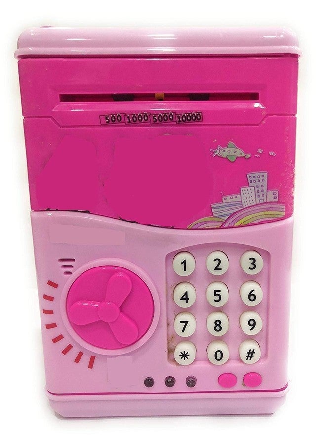 4AJ BAZAAR Money Safe ATM Kids Piggy Savings Bank with Electronic Lock Piggy Bank ATM with Password Multi Design - Image 3