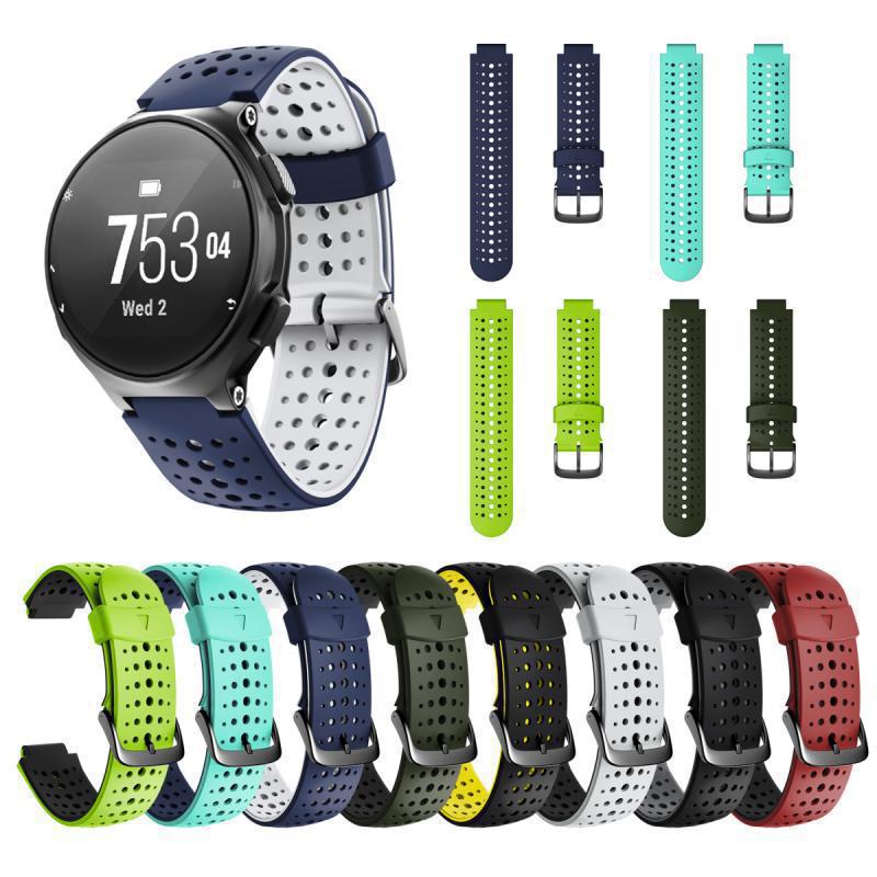Suitable For Jiaming Garmin Forerunner 220 235 620 735 Two-Color Breathable Silicone Wristband - Image 2
