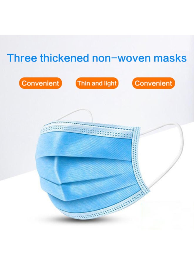 نيبمينينت قناع وجه للحماية مكون من 3 طبقات يمكن تعديله على الأنف للاستخدام مرة واحدة - Image 4