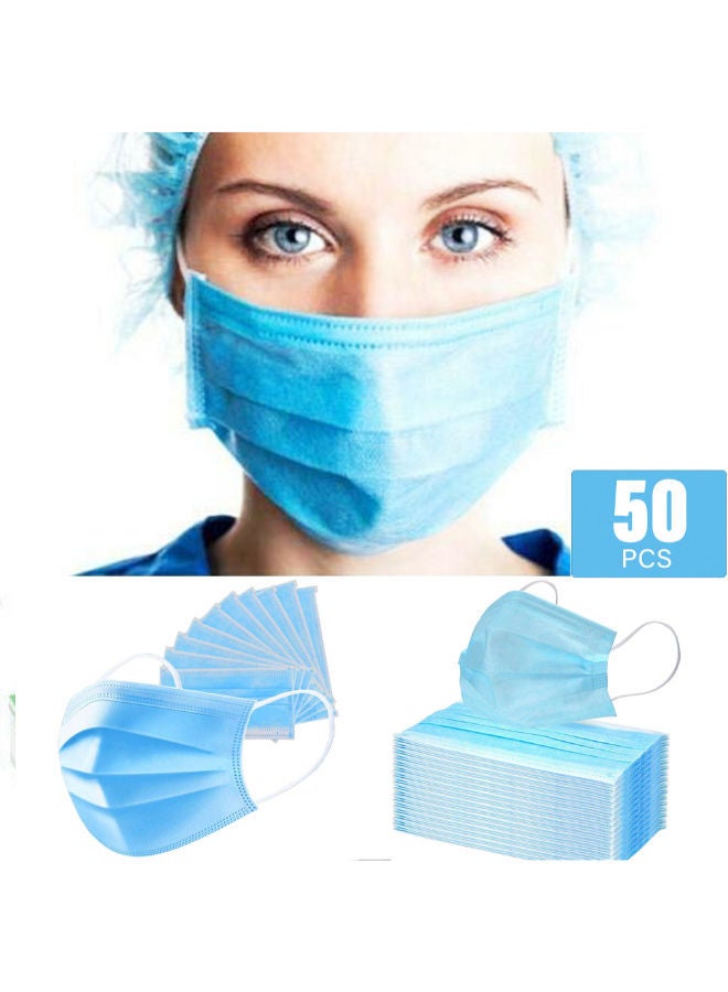 نيبمينينت قناع وجه للحماية مكون من 3 طبقات يمكن تعديله على الأنف للاستخدام مرة واحدة - Image 3