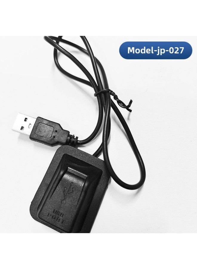 Backpack Usb Charging Cable Bag Android Data Cable Luggage External Usb Charging Cable Interface Accessories-Color:Model-jp-027 (ordinary Fast Charging Type)  - Image 1