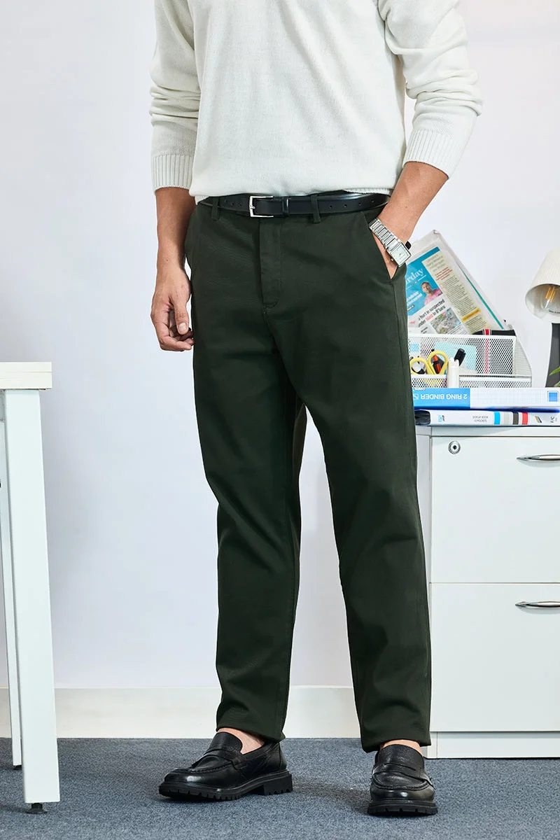 SNITCH بنطلون بقصة ضيقة مطاطي