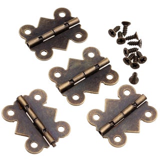 MEDBUDDY Small BronzeAntique Metal Hinge for Cabinet Door Small Box Hinges with Screws Butterfly Shape for Small Jewelry Box and DIY ProjectsSize 25x20mm Approx1 Inch Pack of 20 Bronze - pzsku/Z0818468FFACCD5554CFBZ/45/1746561746/e20ac610-3dd0-45cd-8cab-206bface86c5