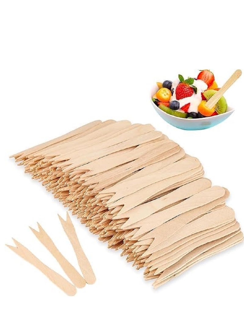 Premium quality multi-purpose bamboo picks, perfect for parties and picnics, includes 100 pieces to serve appetizers, fruits and desserts with elegance and convenience.  - Image 4