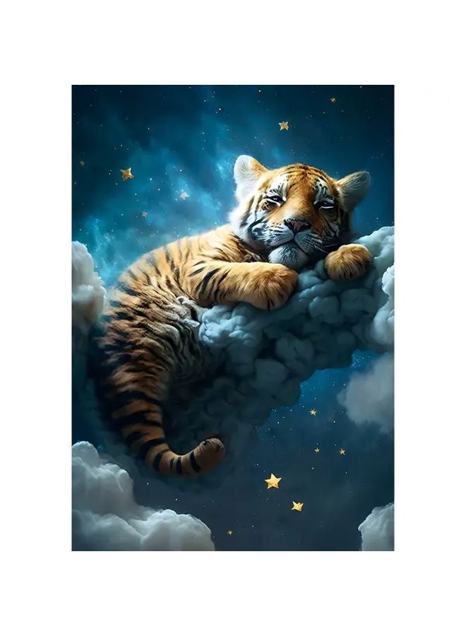 300 قطعة من ألغاز بانوراما المخملية النمر اللطيفة، متينة وسماكة للمتعة العائلية للأطفال - Image 4