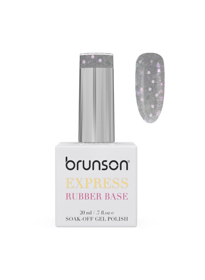 brunson Rubber Base Gel Nail Polish 20Ml - French Rubber Base Coat Long-Lasting, Durable And Chip-Resistant Nail Strengthener Gel Nail Polish Base Coat For Manicure And Pedicure