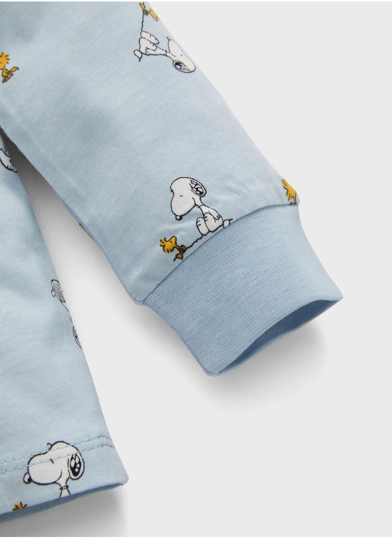 DeFacto - 2 Piece Regular Fit Crew Neck Snoopy Licensed Knit - Image 1