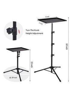 Portable Projector Stand, Laptop Tripod Stand Adjustable Height 23 to 63 Inch - pzsku/Z0818973A53BBC3EFE642Z/45/_/1701500469/dd311414-520b-467c-87a2-6bbcc904ada9