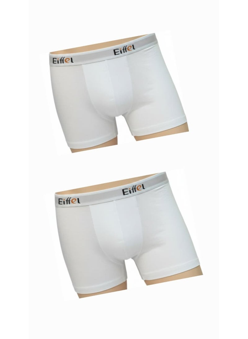 Eiffel Men’s  Boxer Shorts Made from Premium Syrian Cotton – All-Day Comfort and Lasting Style- 2 PIECES - Image 1