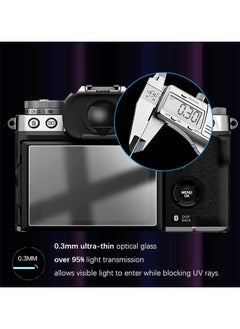 General 2-piece screen protector compatible with Fujifilm X-T5 Fujifilm XT5 camera LCD tempered glass 9H hardness scratch and bubble resistant  - Image 4