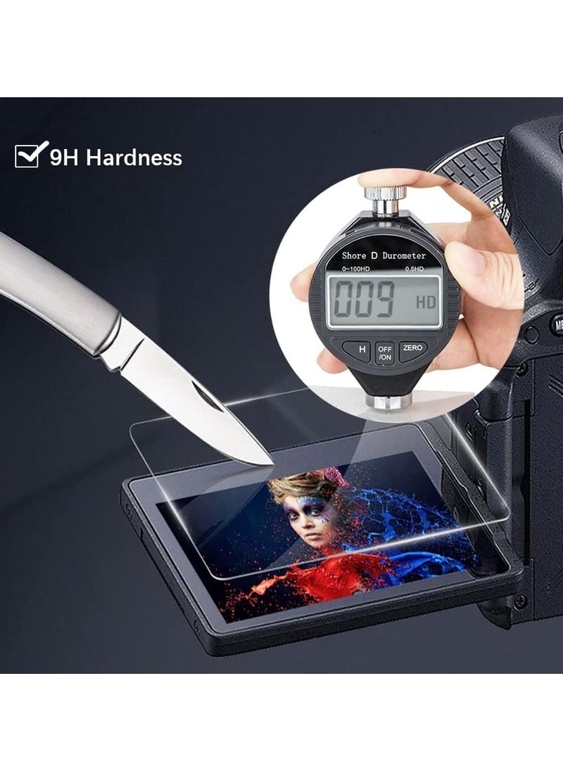 General - 2-piece screen protector compatible with Fujifilm X-T5 Fujifilm XT5 camera LCD tempered glass 9H hardness scratch and bubble resistant - Image 1