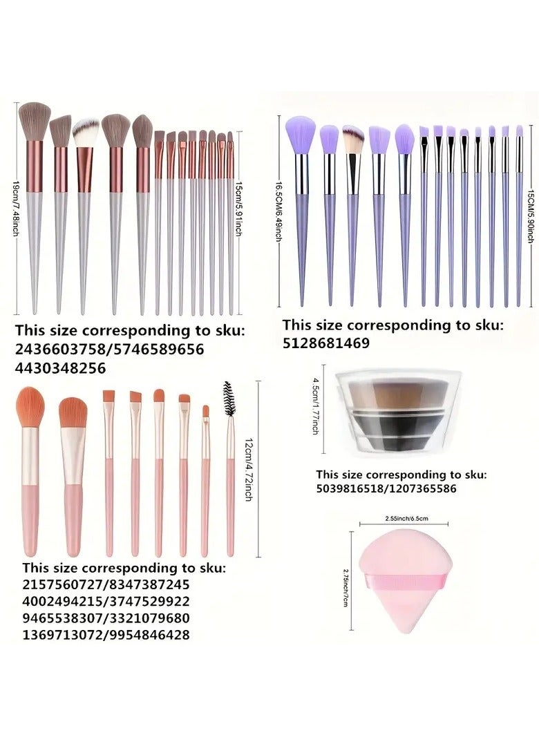 ORiTi 8Pcs Professional Make Up Brush Set Including Powder Brush Eyeshadow Brush Highlighter Brush And Other Makeup Tools SMALL - Image 5