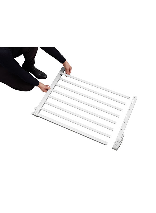 Badabulle Deco Pop Wooden Extending Safety Gate - White  - Image 2