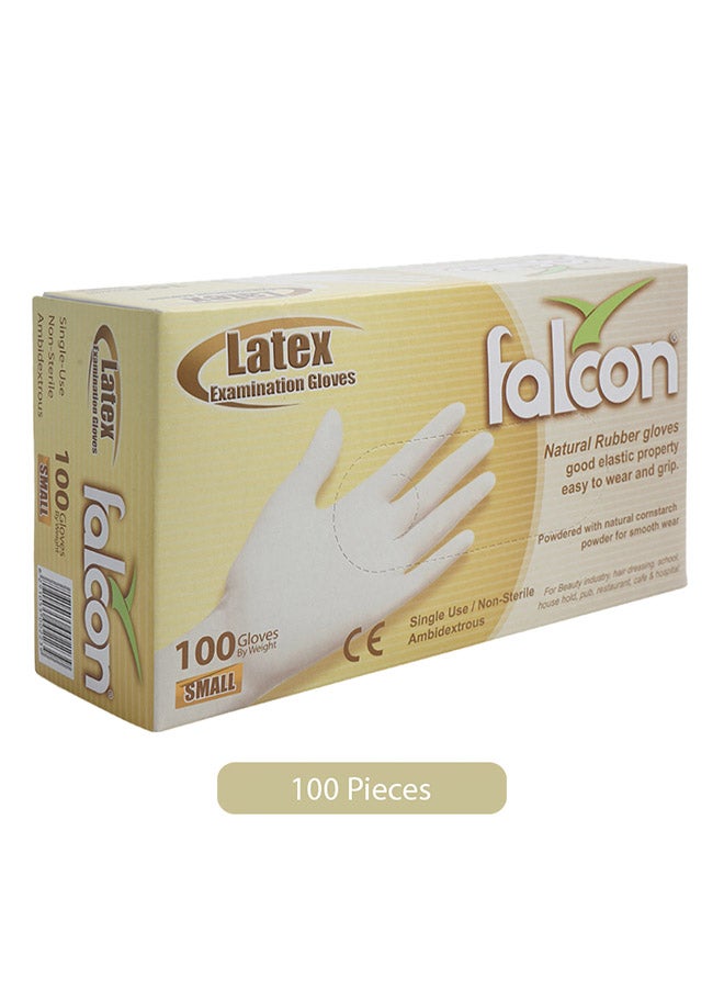 Falcon Examination Natural Rubber Gloves S - Image 3