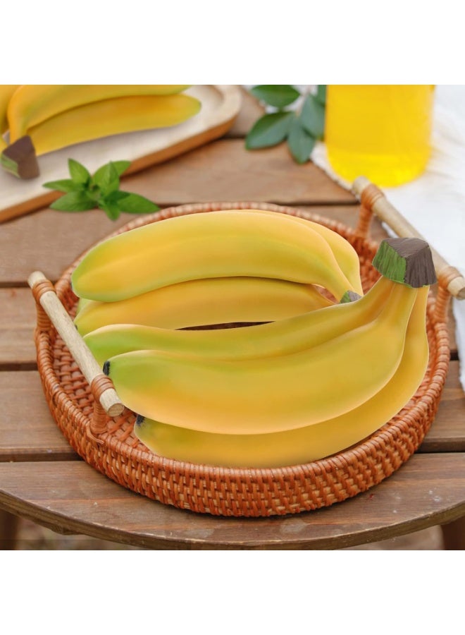 LATIFA Realistic Artificial Banana Bunch (3 Heads) Lifelike Simulation Fruit Model set of 2 - Image 4