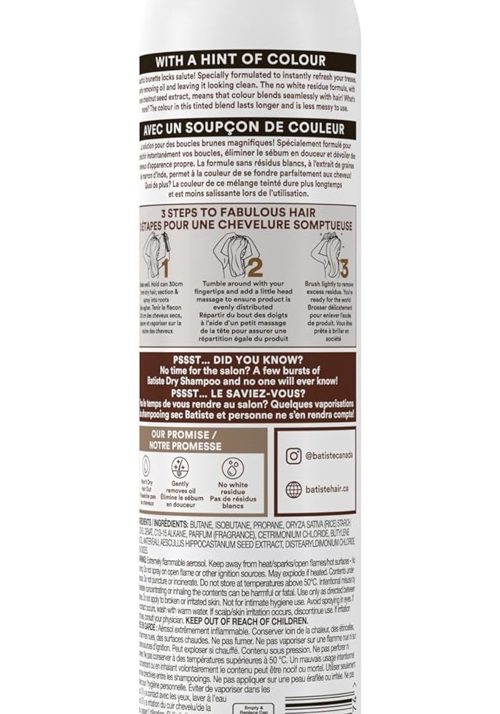 Batiste Dry Shampoo Plus, Beautiful Brunette, 200 ML - Image 5
