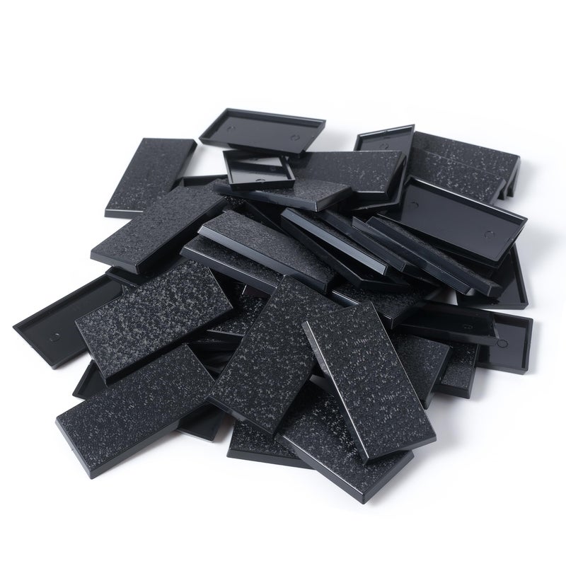 EasyPegs 30x60mm Textured Plastic Rectangular Bases Wargames Table Top Games 50 Count - Image 3