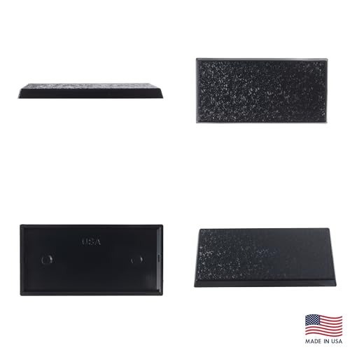 EasyPegs 30x60mm Textured Plastic Rectangular Bases Wargames Table Top Games 50 Count - Image 5
