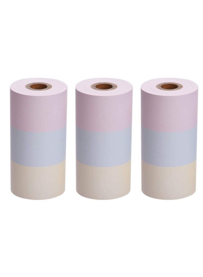 Paperang Rainbow Paper 57mm Pack of 3 Rolls