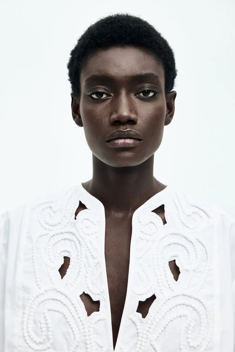 H&M Broderie anglaise blouse