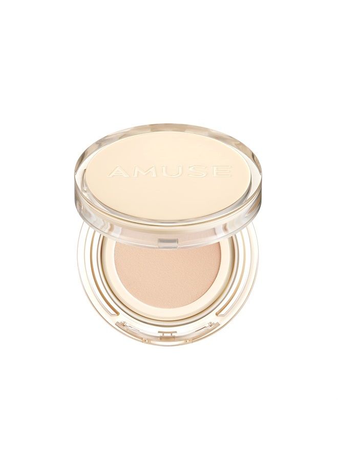 Amuse AMUSE Dew Jelly Vegan Cushion Foundation Glow Dewy Finish Clean Beauty Dry and Sensitive Skin Eco-Friendly 01 SOONSOO  - Image 1