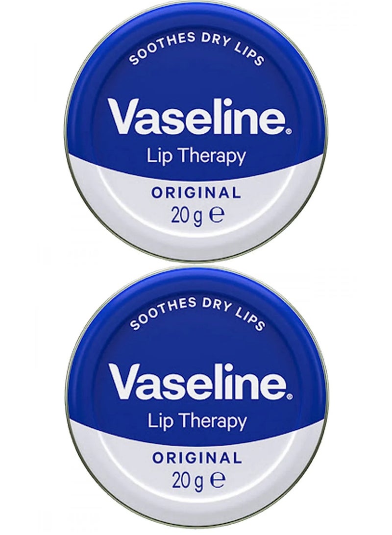 Vaseline Two Pieces Of Lip Therapy Original 2x20g - Image 1