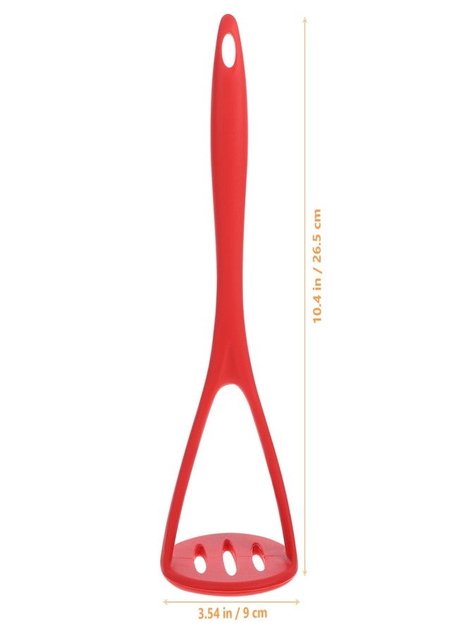 JECOMPRIS Silicone Potato Masher 10.43 Inch Food Masher Tool for Baby Food and Vegetable Puree Nonstick Kitchen Gadget for Fruit and Potato Ricing - Image 2