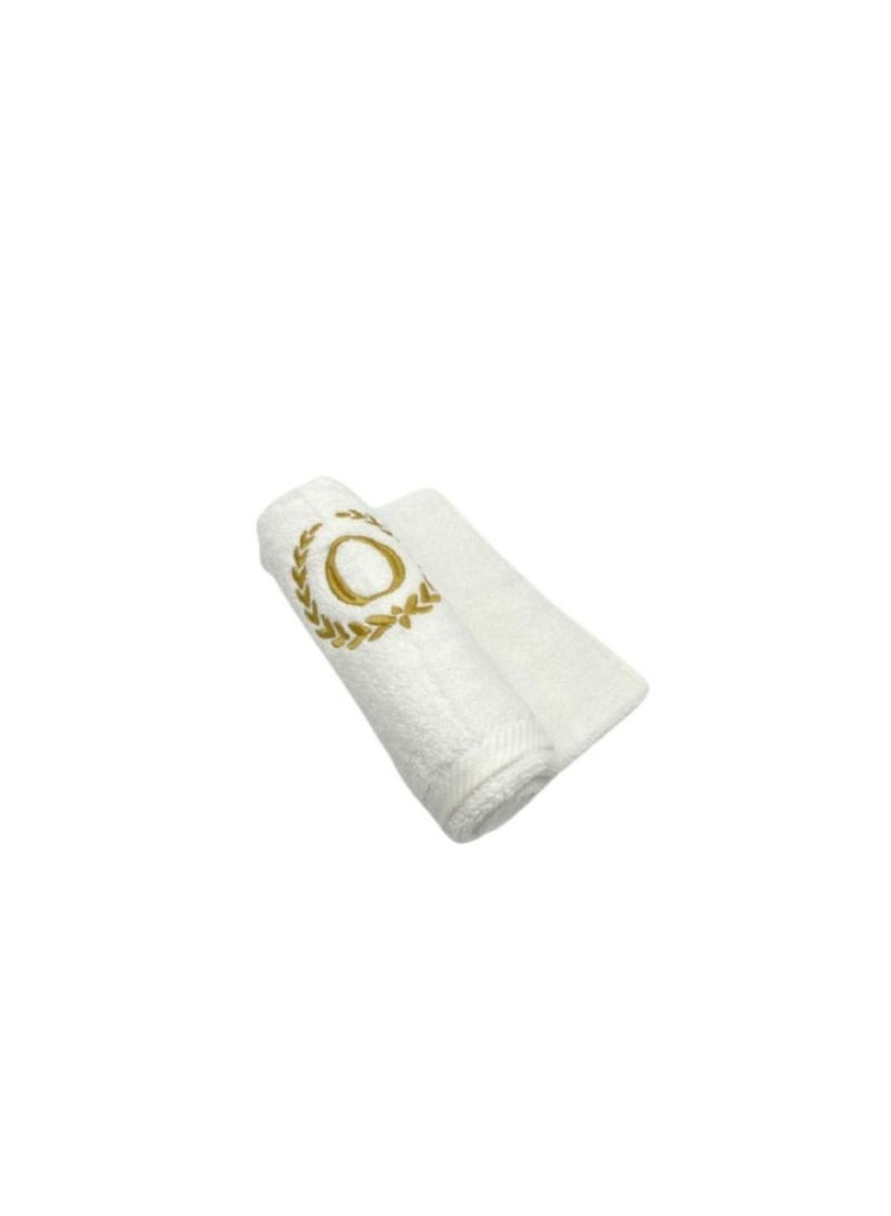 بيفت BYFT Embroidered for you Hand Towel 50x80cm Letter O - Image 1