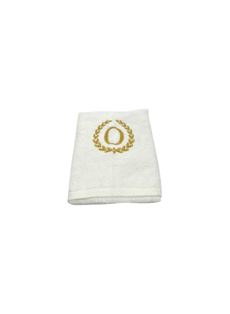 بيفت BYFT Embroidered for you Hand Towel 50x80cm Letter O - Image 2
