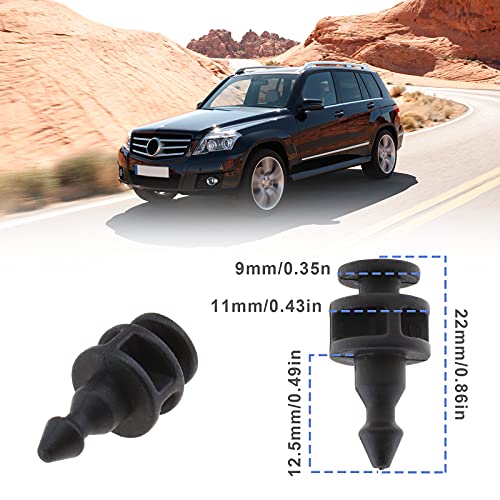 Micro Traders 6X Rear Back Light Lamp Repair Fixing Trim Clips 2E0945230 0008208164 Compatible with VW Crafter Van Mercedes W906 Sprinter Plastic - Image 3