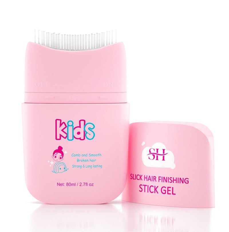 gowwim New Kids Hair Gel and Finishing Stick with Comb Integration Natural Ingredients for Edge Control and All Hairstyles