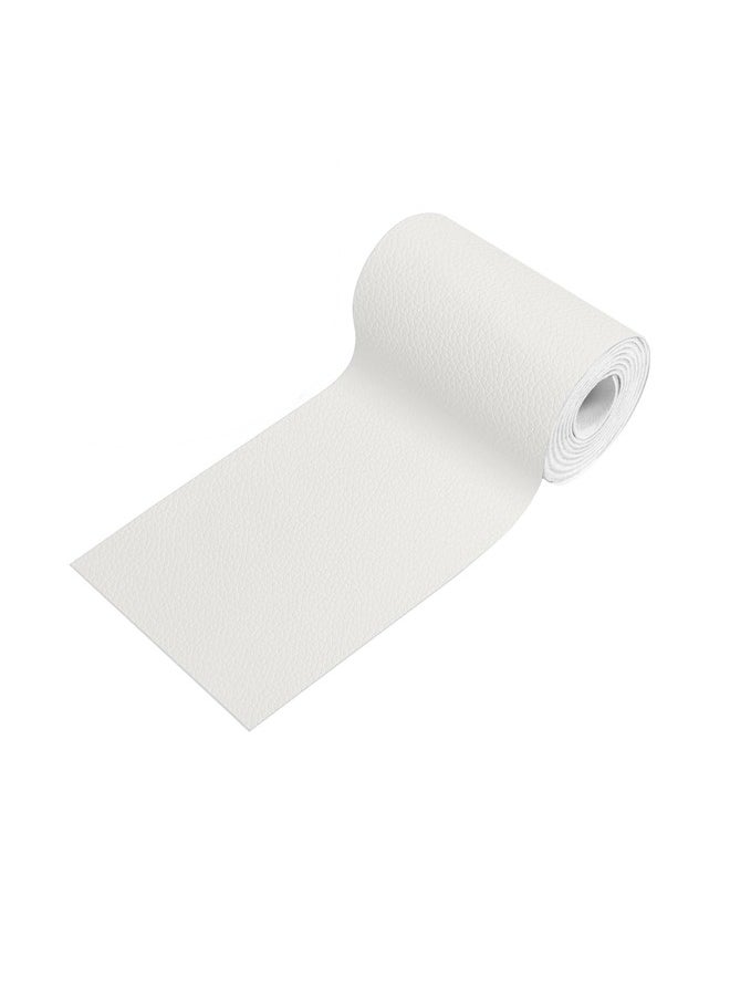 Bukela Leather Repair Patch，Leather Repair Tape, 3 x 60 inches Leather Repair Patch for Furniture,Vinyl Repair kit，Leather Couch Patch，for Sofas, Furniture, car Seats(White-Litchi Grain)  - Image 1