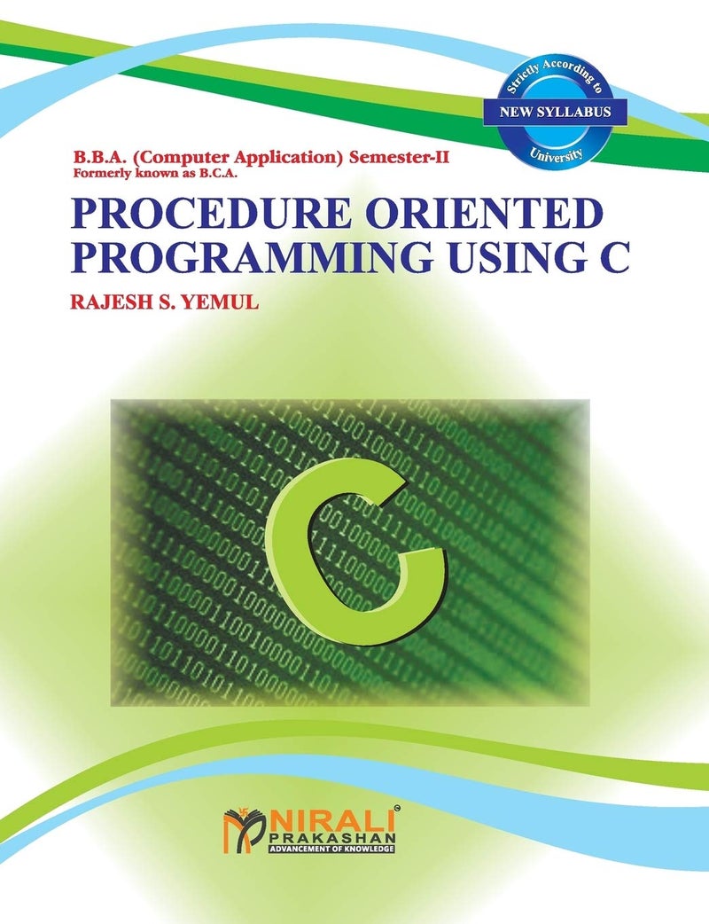 Procedure Oriented Programming Using C - Image 1