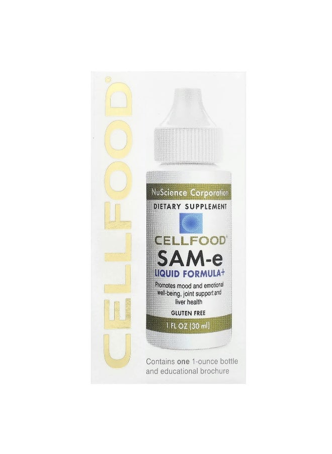 Cellfood - Cellfood, SAM-e Liquid Formula+, 1 fl oz (30 ml) - Image 1