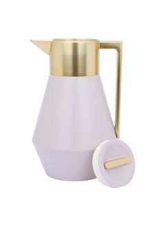 Alsaif Gallery Everest Lydia Thermos Light Pink With Golden Handle 1L  - Image 2