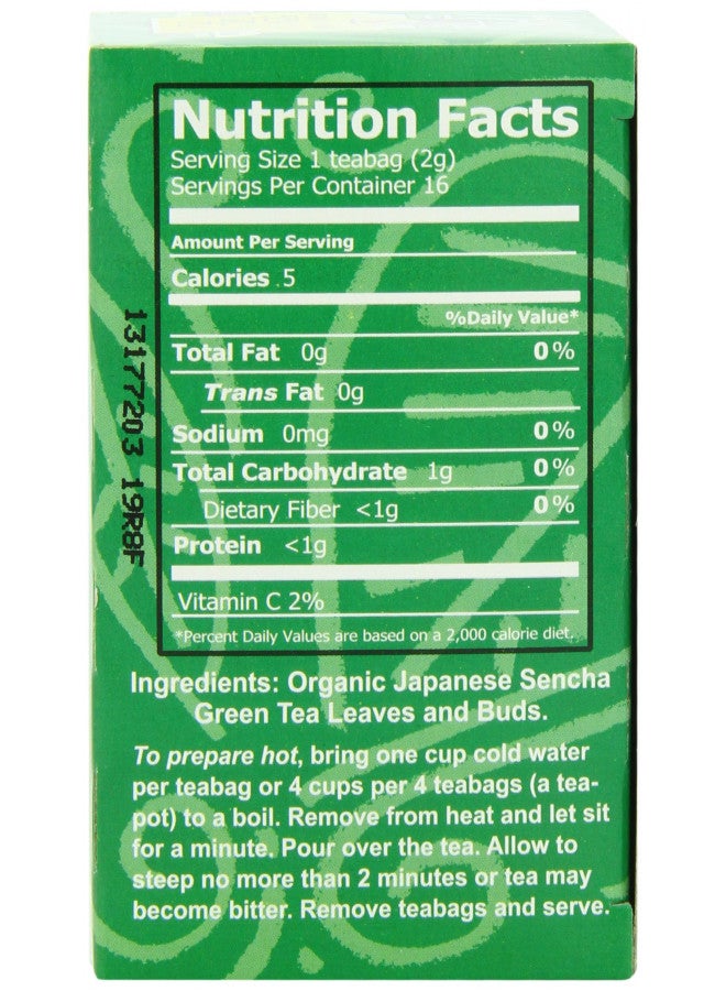 Haiku Organic Tea, Japanese Sencha Green, 16 Teabags (Pack of 6) - Image 2