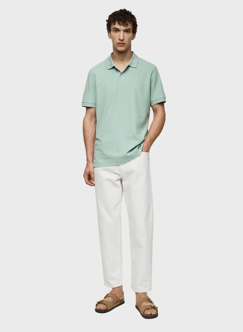 Mango Man Essential Pique Polo