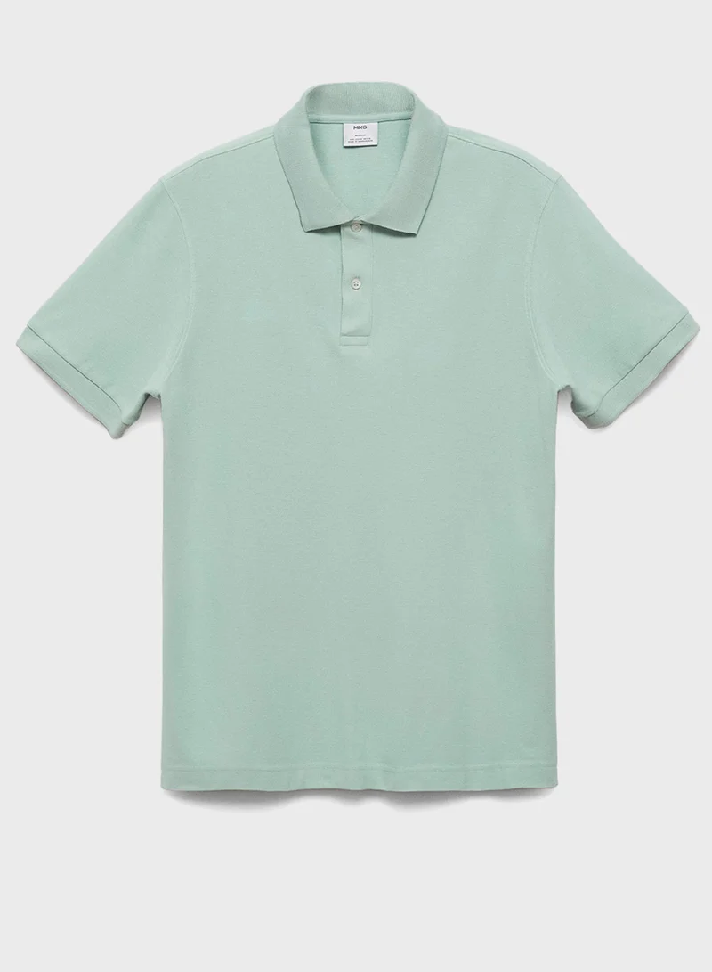 Mango Man Essential Pique Polo