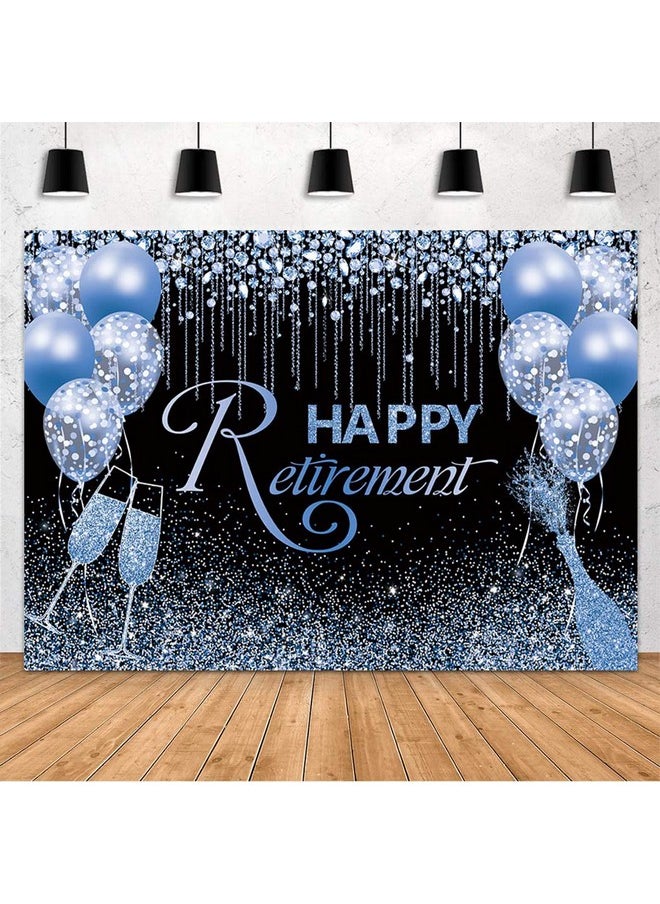 Happy Retirement Backdrop Black And Blue Glitter Diamond Balloon Photography Background Blue Shinning Sparkle Congrats Retirement Party Decorations Banner Photo Studio Props 7X5Ft - pzsku/Z0819B4686573B5261144Z/45/_/1703757053/b0feadd1-8fd7-460b-bbd2-979c05b9af97