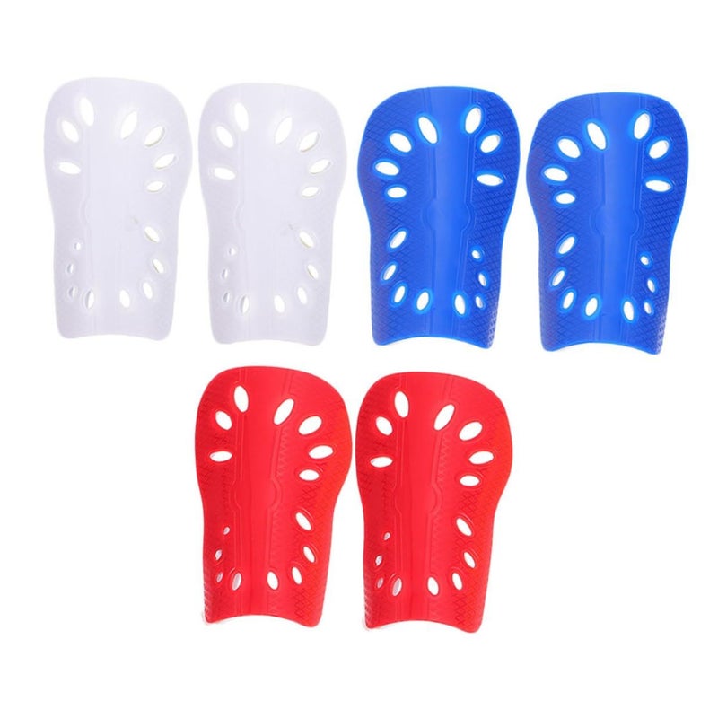 3 Pairs Soccer Shin Guards Youth Calf Protectors Breathable Lightweight - Image 2