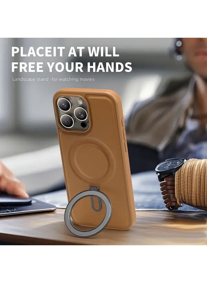 Magnetic Phone Case With 360 Rotating Stand Wireless Charging For iPhone 13 Mixed Color 1 - Image 3