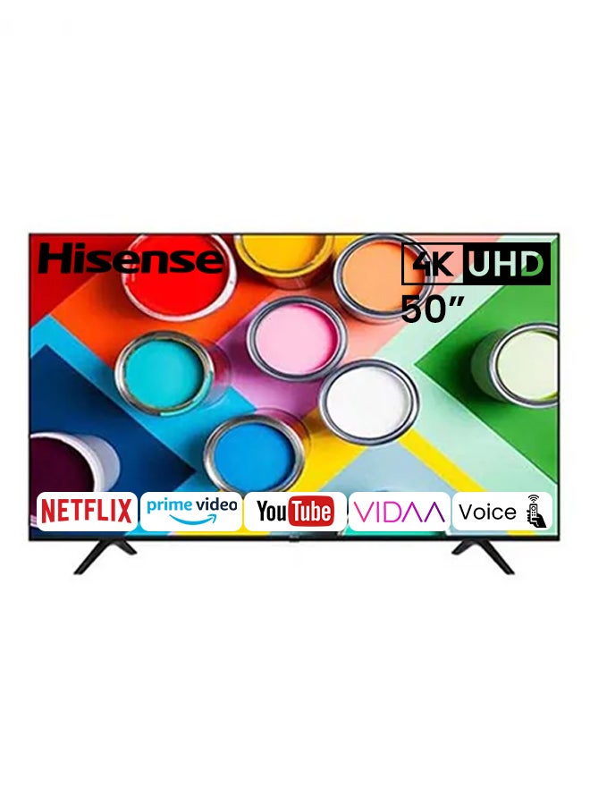 Hisense 50-Inch UHD Smart TV 50A61G Black - Image 1