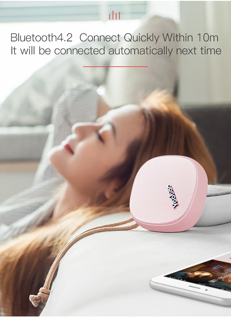Yoobao - Yoobao Bluetooth Speakers,Portable Wireless Speaker Pink - Image 1