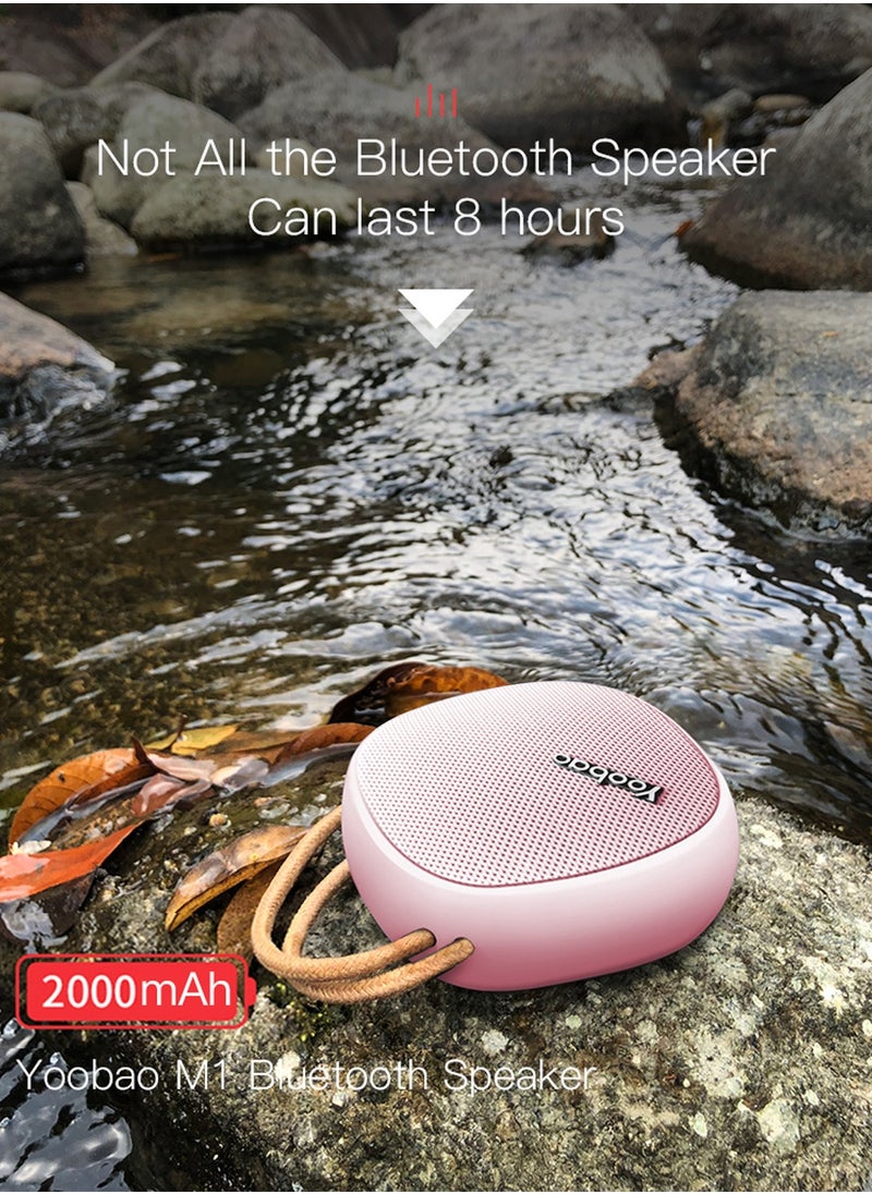 Yoobao - Yoobao Bluetooth Speakers,Portable Wireless Speaker Pink - Image 1